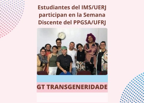 Estudiantes del IMS/UERJ participan en la Semana Discente del PPGSA/UFRJ