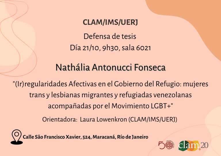 Defensa de tesis sobre mujeres trans y lesbianas, migrantes y refugiadas venezolanas