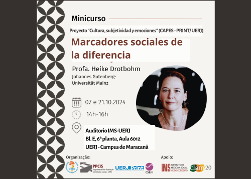 Minicurso “Marcadores sociales de la diferencia”