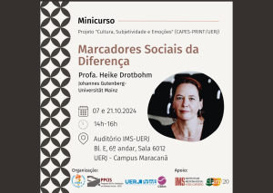 Mini curso “Marcadores sociais da diferença”