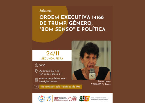 Palestra discute a Ordem Executiva de Trump e a “Guerra contra a Teoria de Gênero”