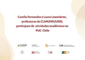 Professoras do CLAM/IMS/UERJ participam de atividades acadêmicas na PUC- Chile