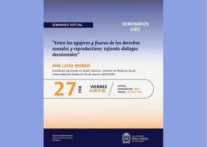 Seminário virtual sobre direitos sexuais e reprodutivos