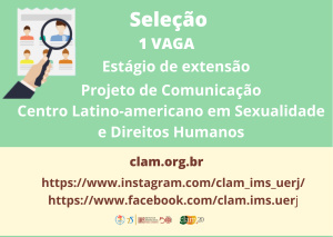 Processo seletivo: Bolsista de Extensão – Março de 2026