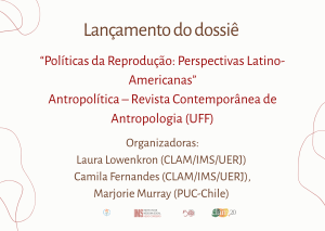 Dossiê debate políticas da reprodução em perspectiva latino-americana